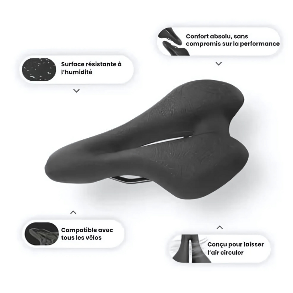 Silla ergonómica de bicicleta con espuma viscoelástica – Confort y alivio óptimo