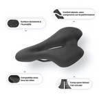 Silla ergonómica de bicicleta con espuma viscoelástica – Confort y alivio óptimo