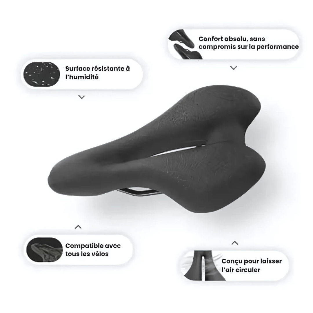 Silla ergonómica de bicicleta con espuma viscoelástica – Confort y alivio óptimo