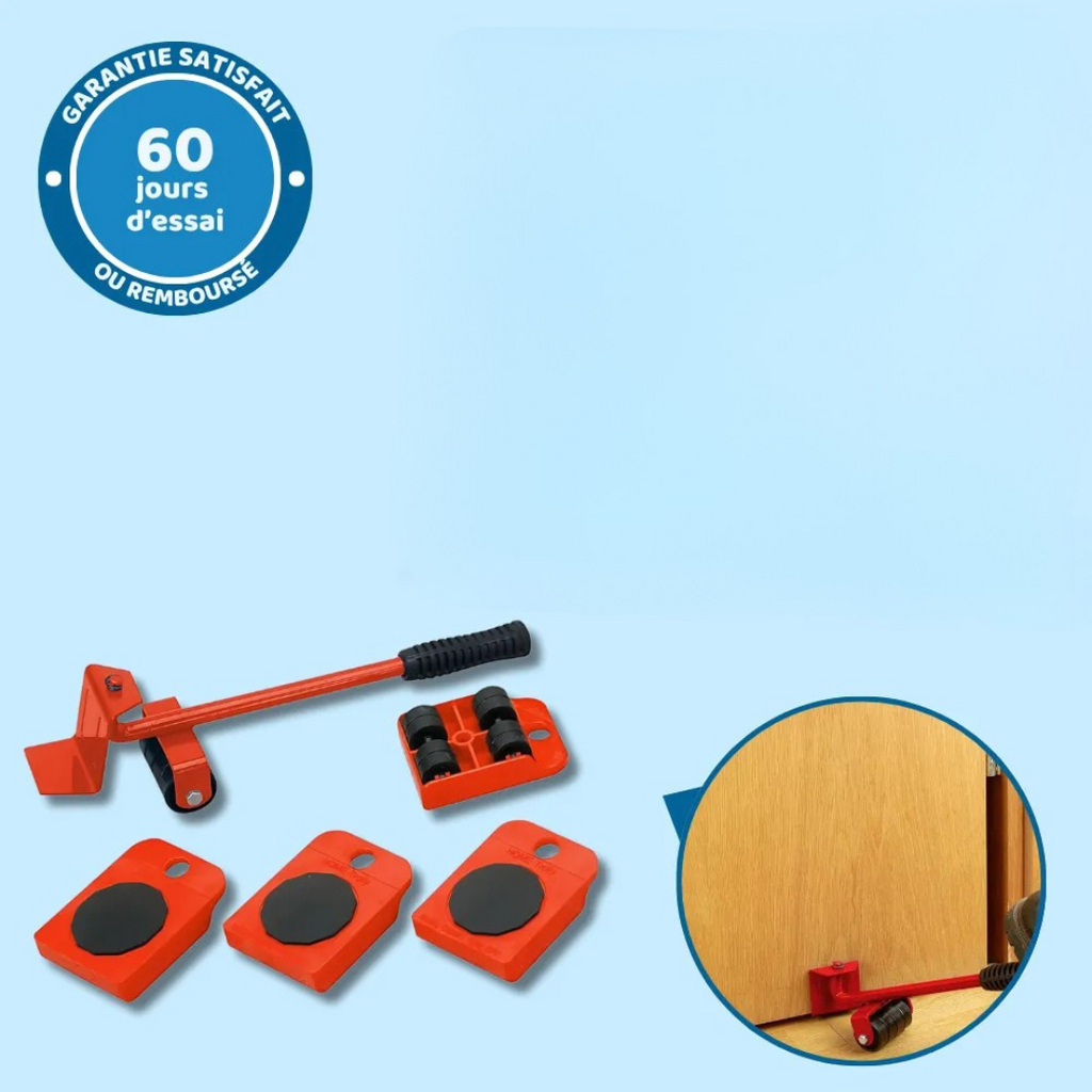 Kit de elevación para muebles pesados