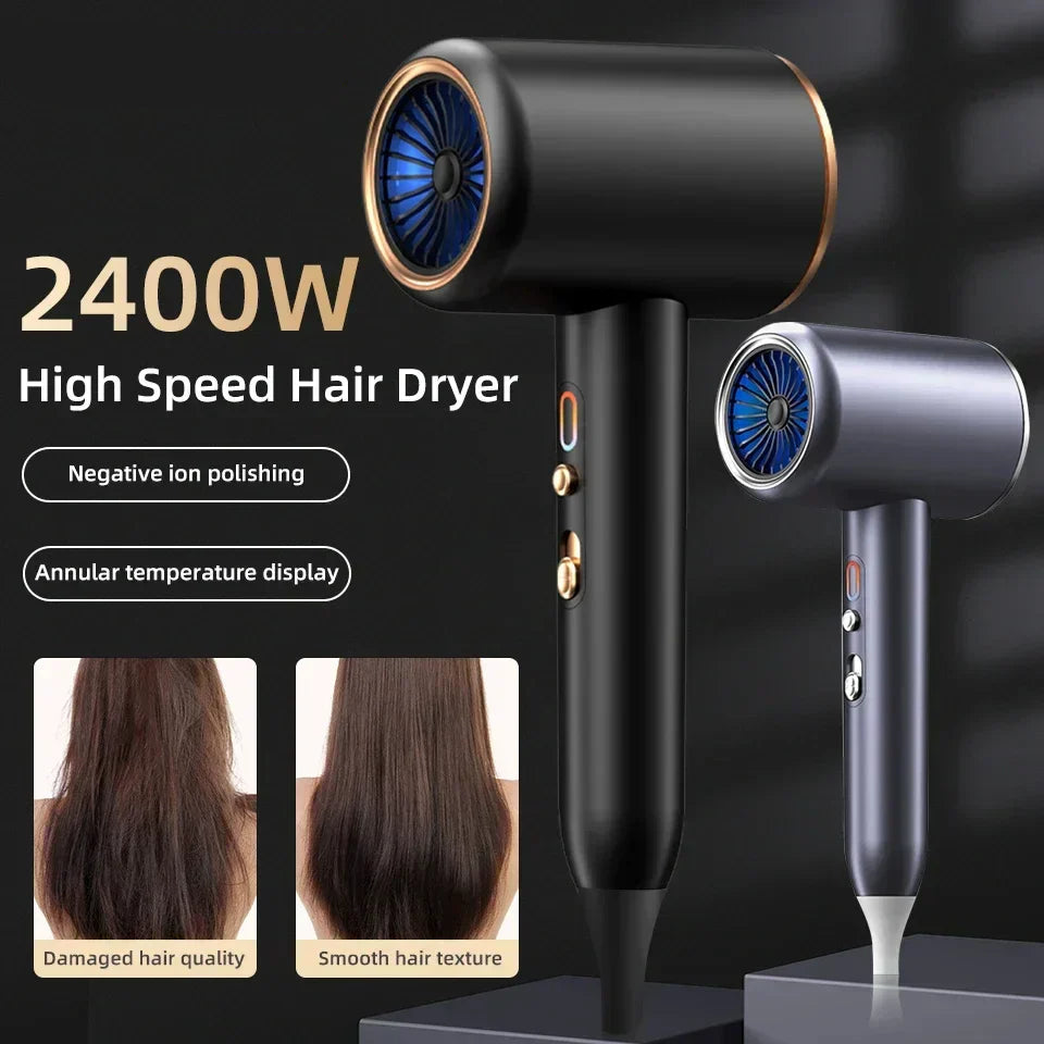 Secador de Pelo Profesional 2400W con Tecnología Iónica