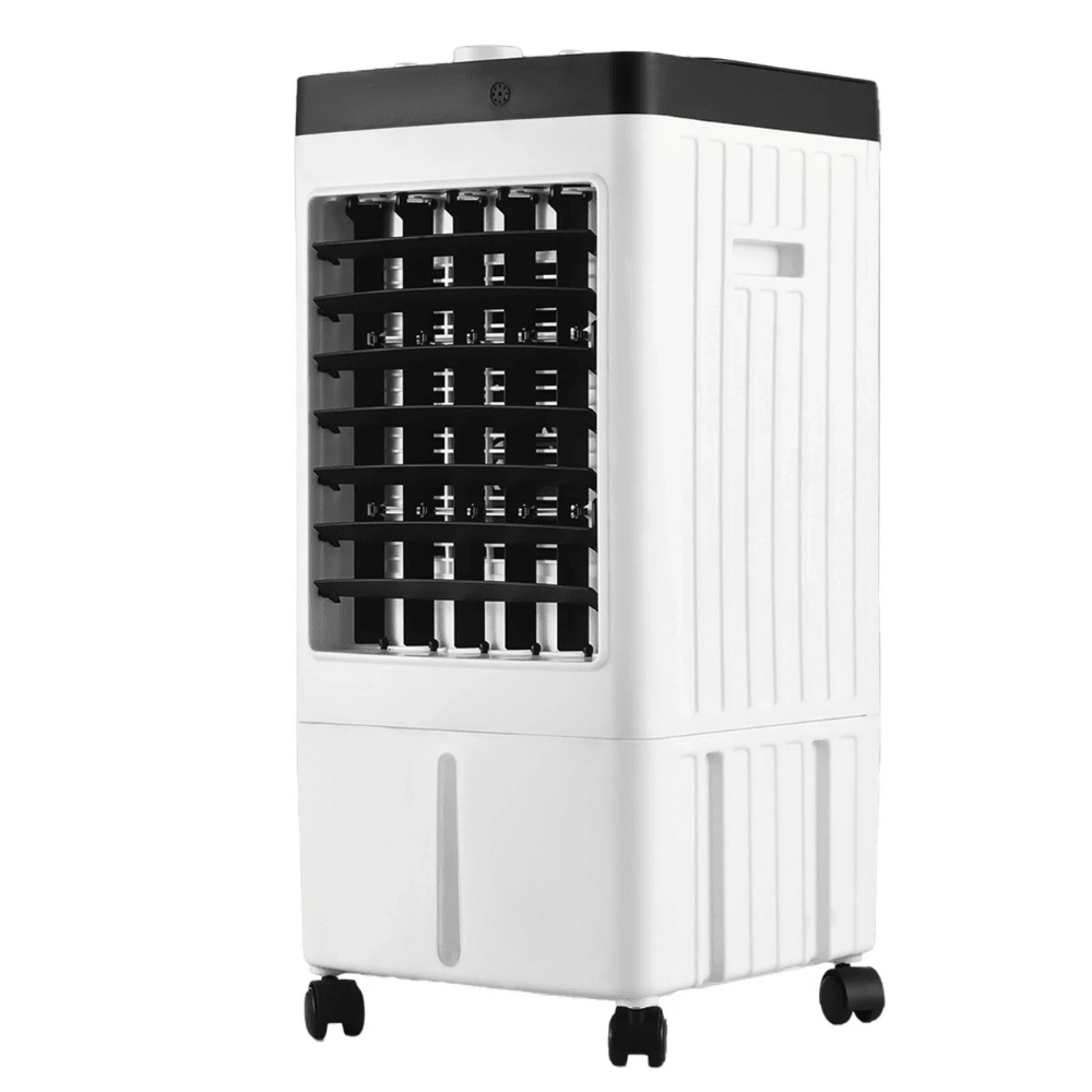 Enfriador de aire portátil por evaporación con control remoto y función de oscilación – enfriamiento eficiente enérgicamente para el hogar y la oficina