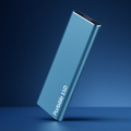 SSD externa portátil de aluminio – Transferencias rápidas, diseño ligero, USB-C