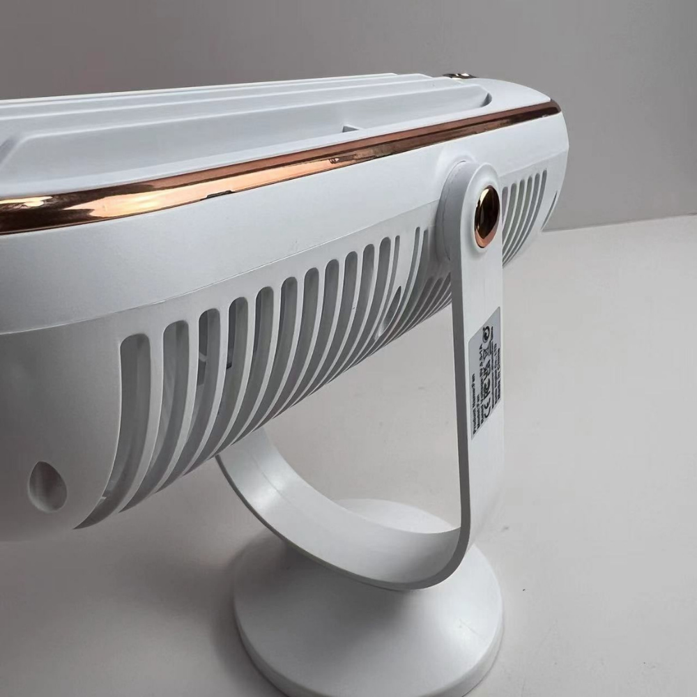 Ventilador de torre portátil con batería – enfriador por evaporación para uso en escritorio