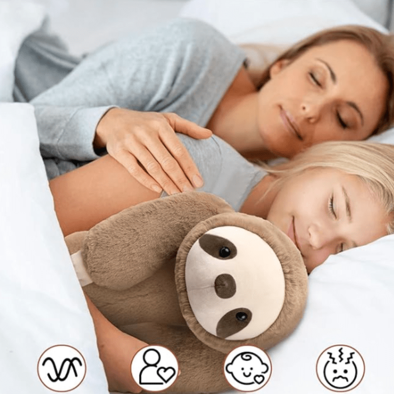 Peluche en Forma de Perezoso – reduce el estrés y apoya un descanso profundo – material suave y acolchado – compañero de relajación – ideal para abrazar y relajarse