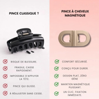 Pinza para el cabello magnética Pack de 5