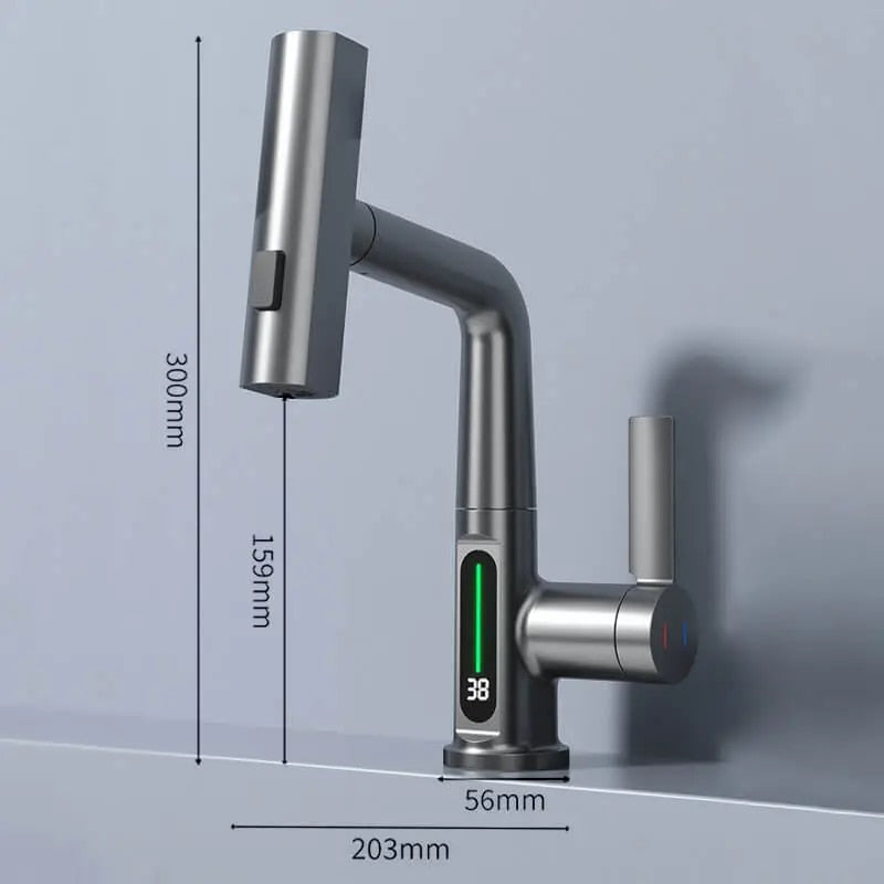 Grifo inteligente extensible 3 en 1