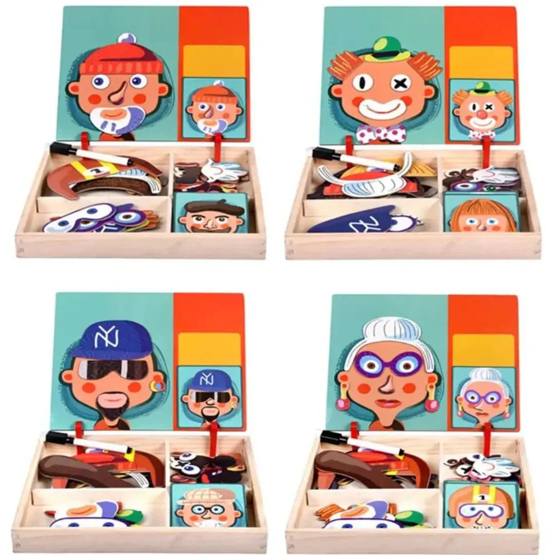 Rompecabezas Magnético Montessori para Niños