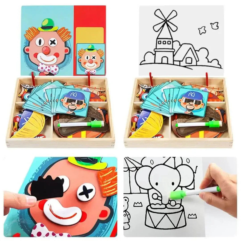 Rompecabezas Magnético Montessori para Niños