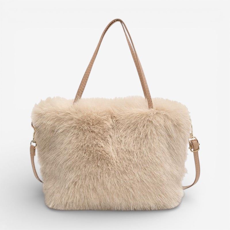 Kessira – Bolso de Mano con Asas y Correa de Hombro | Correa Ajustable y Desmontable para un Transporte Versátil | Accesorio Simple para el Día a Día | Tamaño Estándar | Beige, Caqui