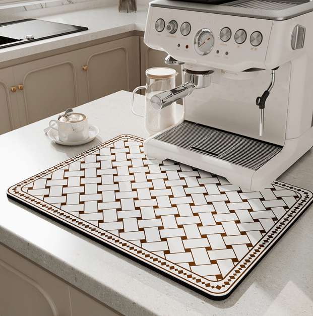 Secador de Platos - Alfombrilla de Cocina de Secado Rápido y Alta Absorción