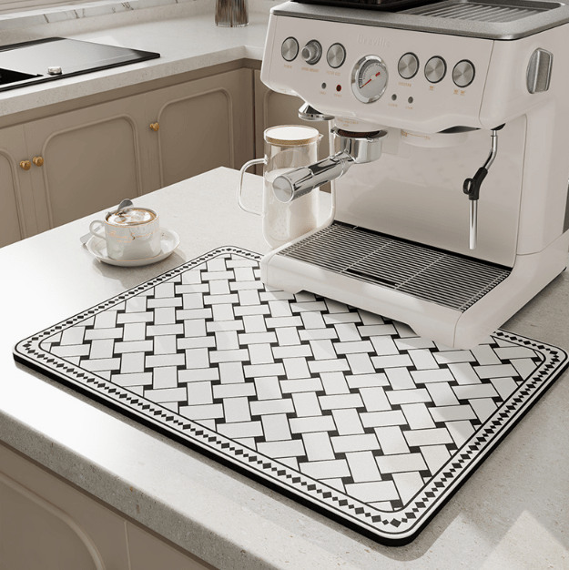 Secador de Platos - Alfombrilla de Cocina de Secado Rápido y Alta Absorción