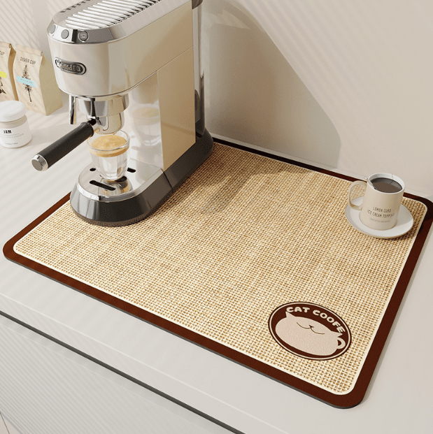 Secador de Platos - Alfombrilla de Cocina de Secado Rápido y Alta Absorción