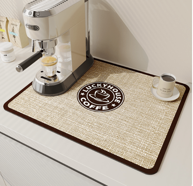 Secador de Platos - Alfombrilla de Cocina de Secado Rápido y Alta Absorción