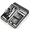 BowLift | LuxeTools Set Profesional de Manicura y Pedicura de Acero Inoxidable de 19 Piezas