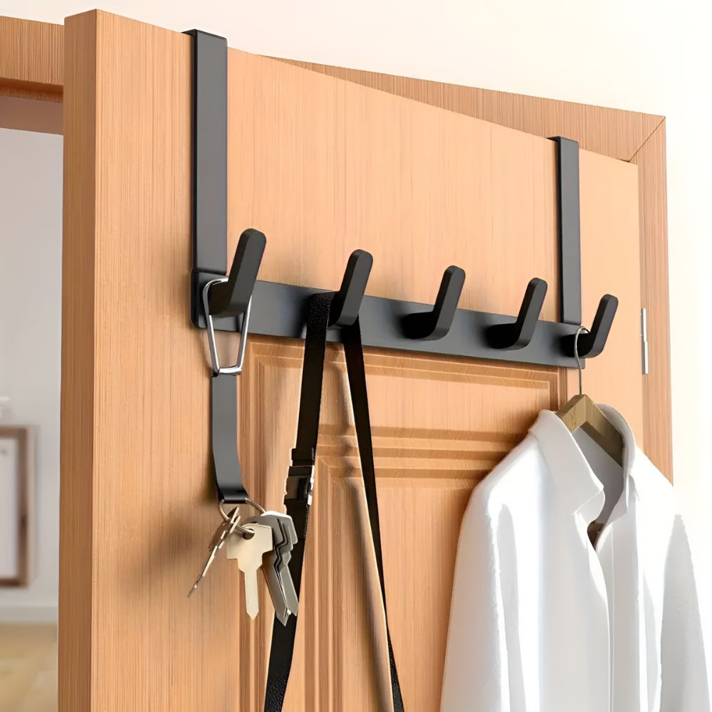 Soporte de Puerta de 5 Ganchos Quick Hang