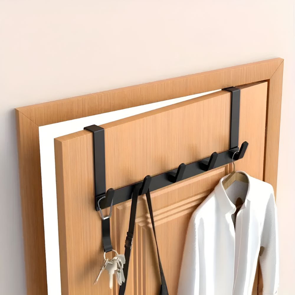 Soporte de Puerta de 5 Ganchos Quick Hang