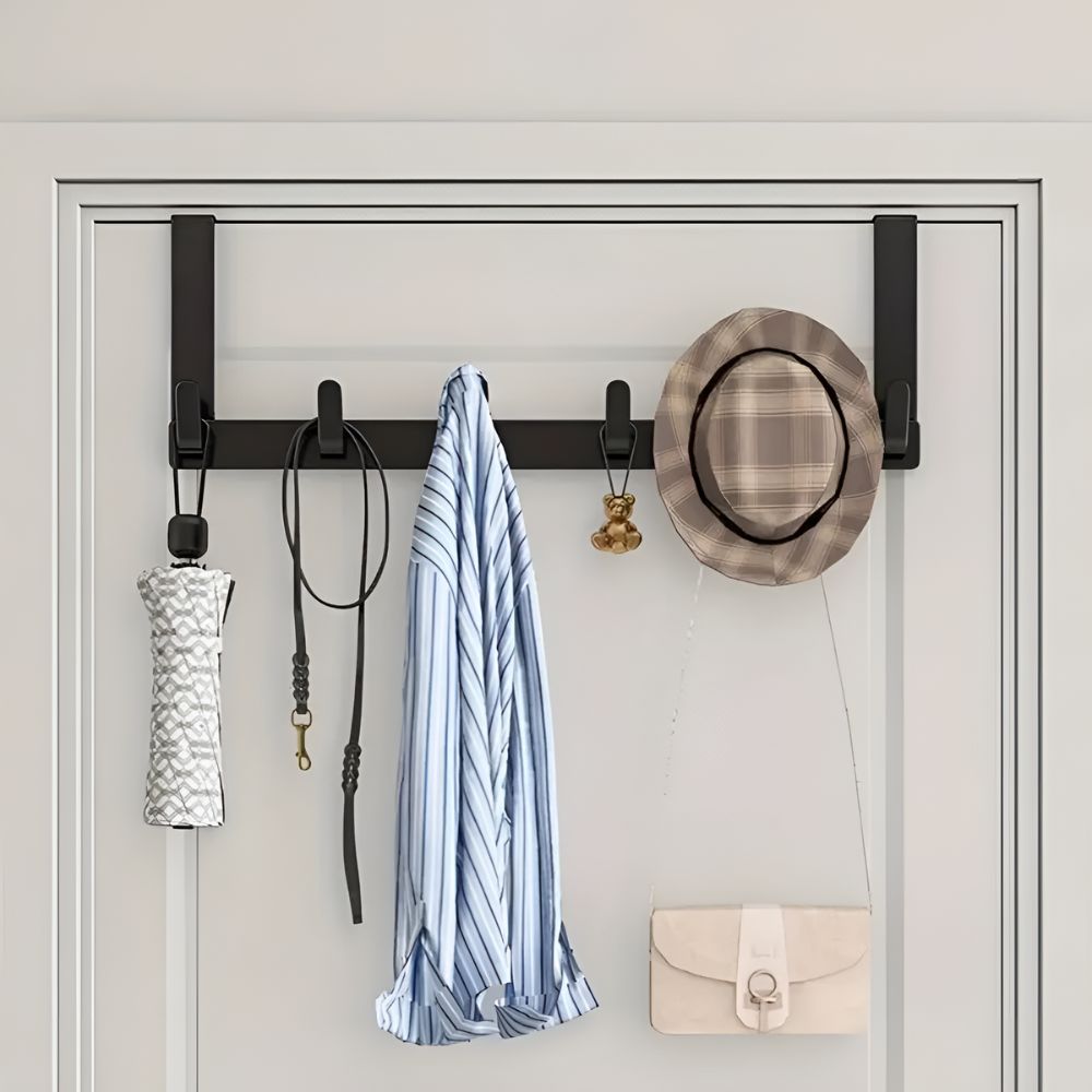 Soporte de Puerta de 5 Ganchos Quick Hang