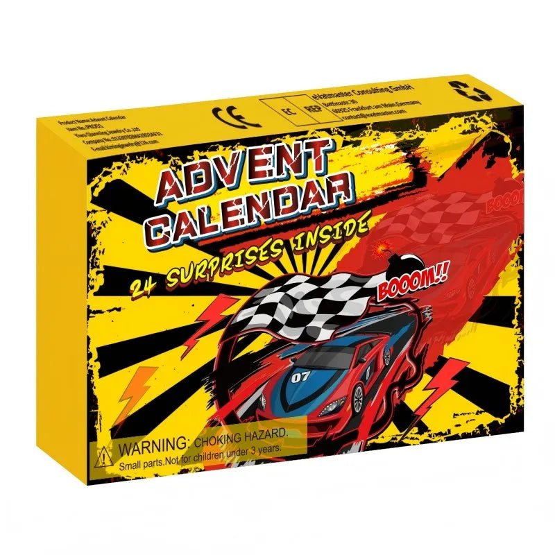 SPEEDCOUNT – Calendario de Adviento de coche de carreras con 24 sorpresas divertidas para niños