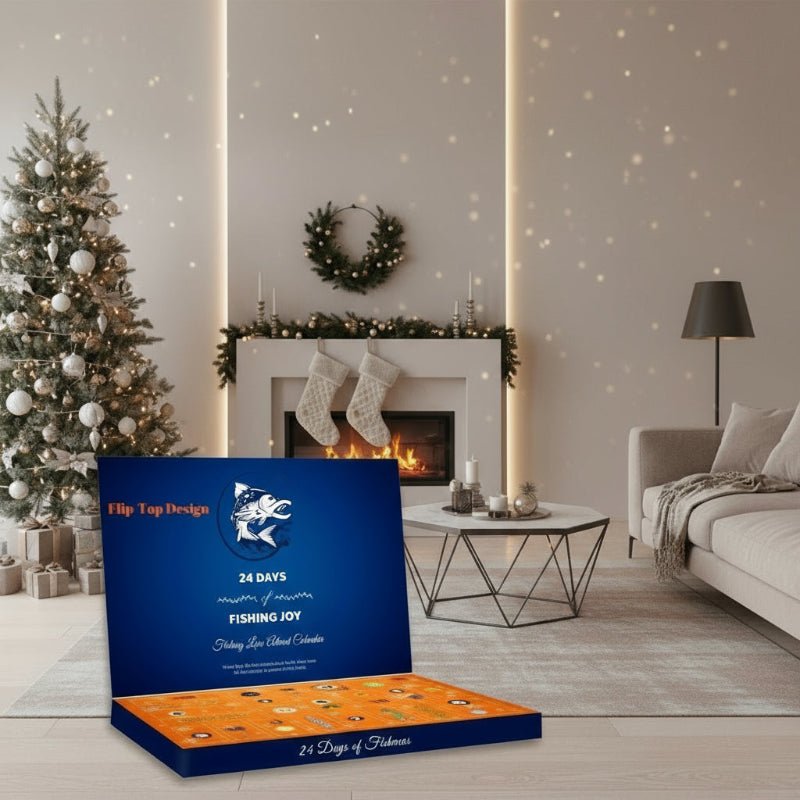 TACKLBOX 2026 – Calendario de Adviento de pesca de 24 días con cebos y herramientas premium