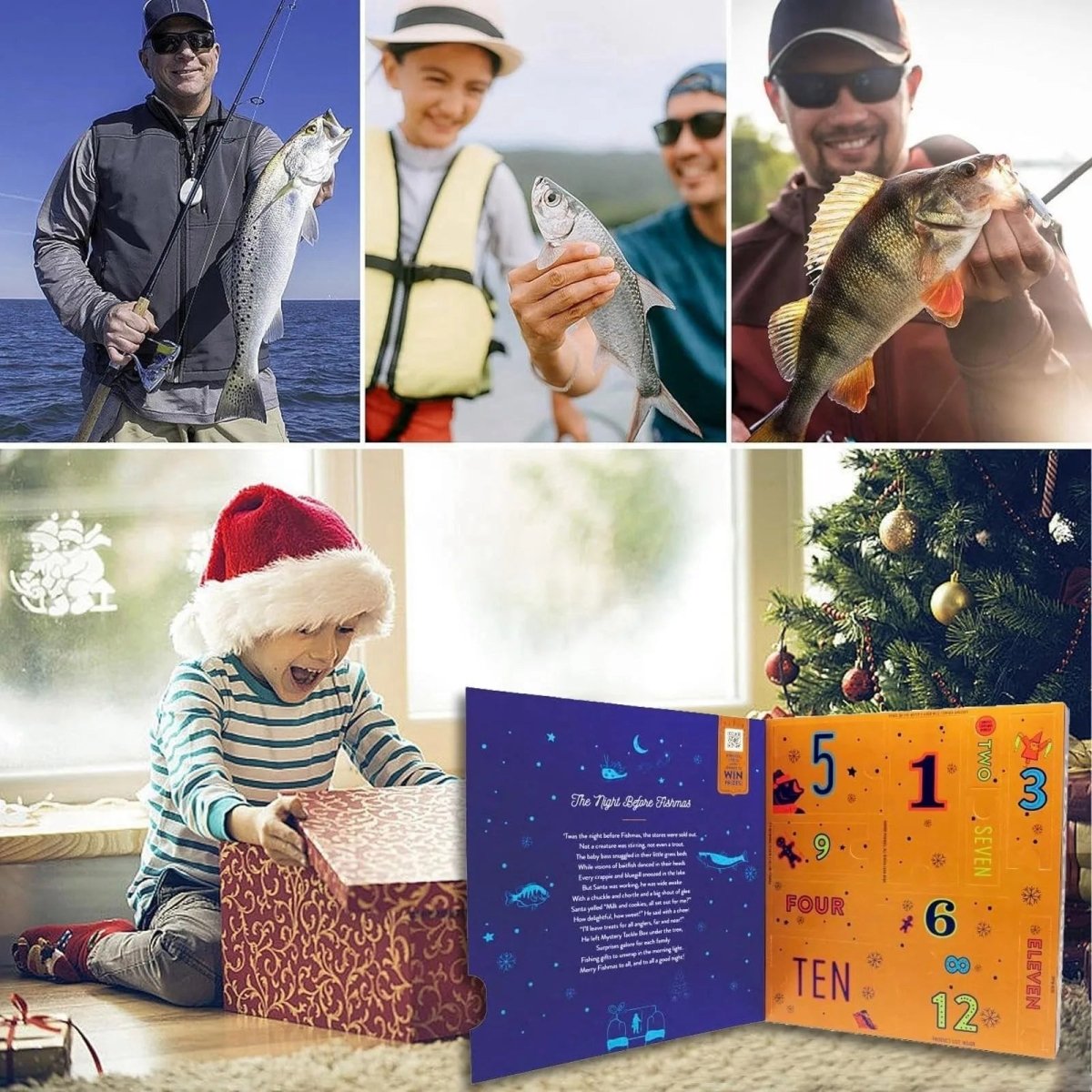 TACKLBOX 2026 – Calendario de Adviento de pesca de 24 días con cebos y herramientas premium