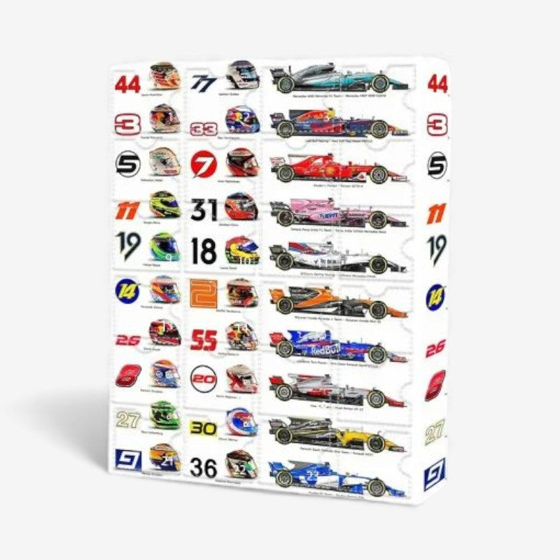 FastTrack - Calendario de Adviento de Coche de Carreras Set de Regalo de Navidad