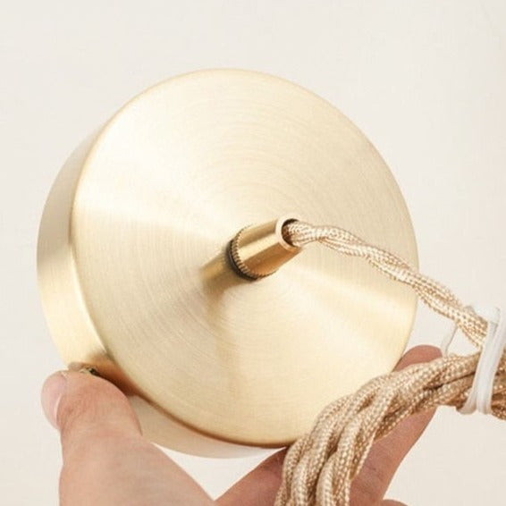 Clarivelle | Lámpara colgante de cristal con colgantes de vidrio