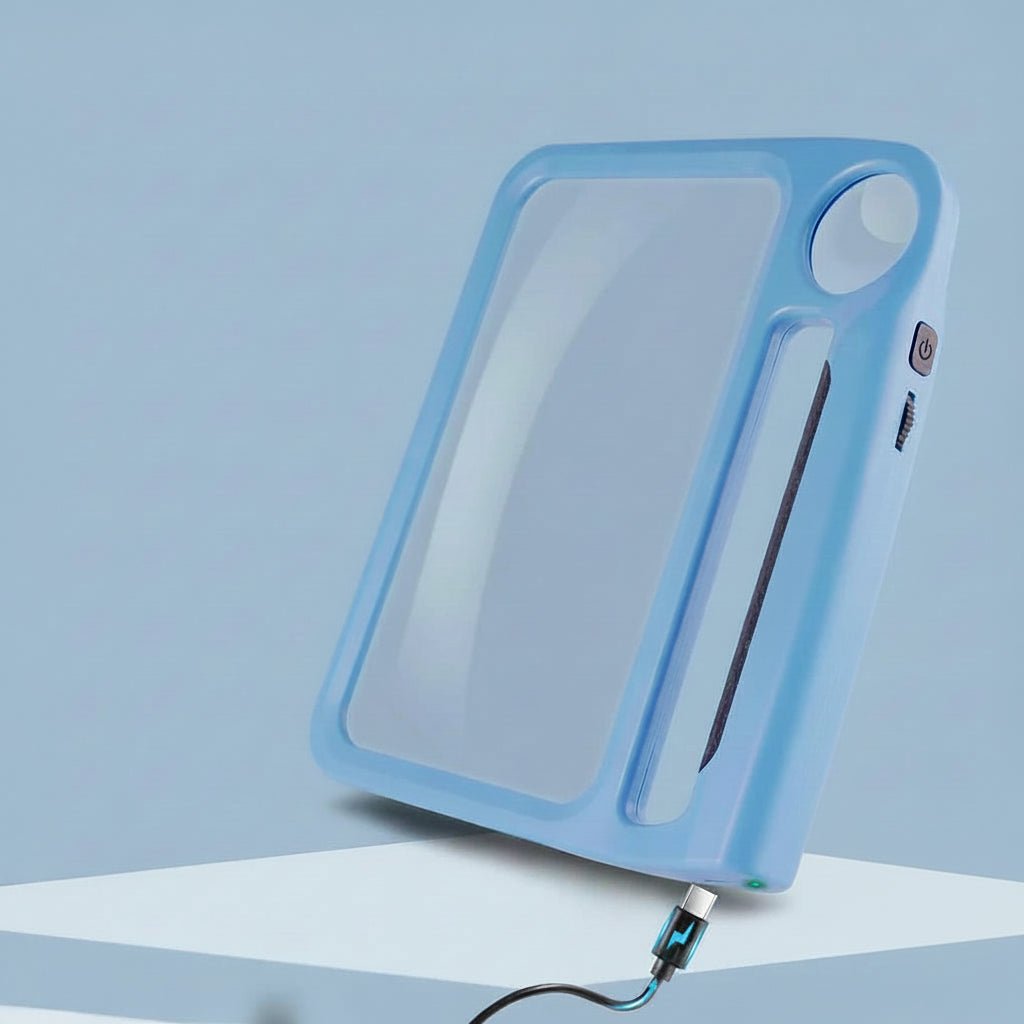 CLARIONIC - Lupa de Mano Recargable por USB con Luz LED 5x 10x