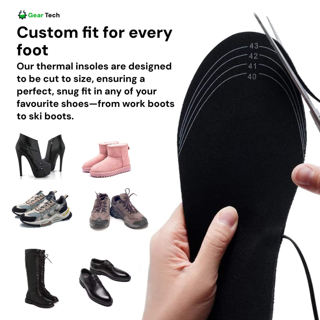BowLift | Plantillas Calefaccion Recargables UK – Mejores Plantillas Térmicas para Botas, Botas de Trabajo y Comodidad Diaria en Invierno
