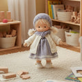 Muñeca Waldorf Hecha a Mano de Algodón de 28 cm – Suave y Encantadora para el Juego Creativo