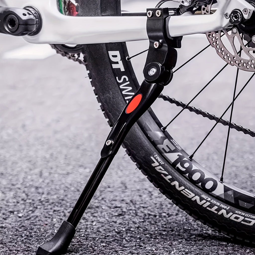 Soporte de bicicleta ajustable que garantiza un estacionamiento estable – soporte de aluminio resistente para bicicletas de diferentes tamaños