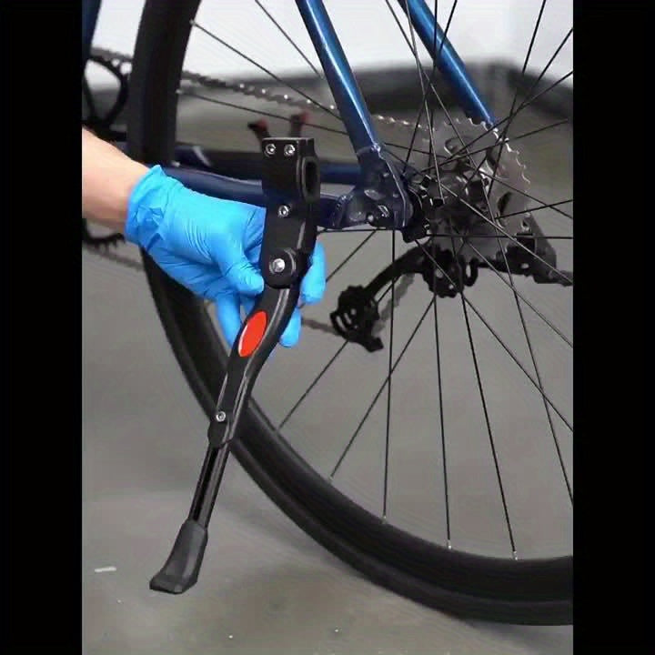 Soporte de bicicleta ajustable que garantiza un estacionamiento estable – soporte de aluminio resistente para bicicletas de diferentes tamaños
