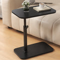Mesa lateral ajustable con superficie rectangular – marco metálico moderno – altura ajustable – diseño que ahorra espacio