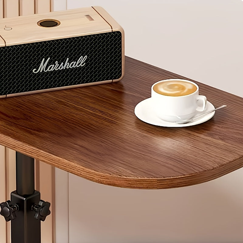 Mesa lateral ajustable con superficie rectangular – marco metálico moderno – altura ajustable – diseño que ahorra espacio