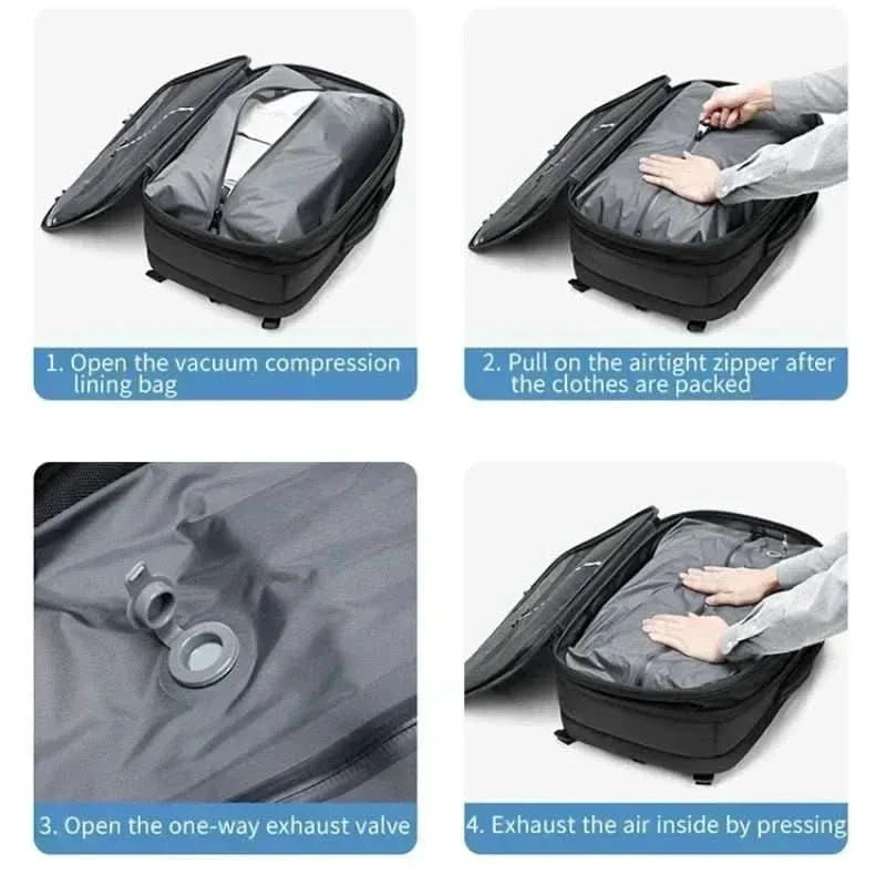 Mochila AIRTRAIL – Mochila para laptop comprimible para viajes