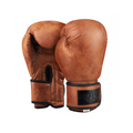Guantes de Boxeo Vintage de 12 oz de Piel Verdadera – Estilo Clásico y Rendimiento en el Entrenamiento