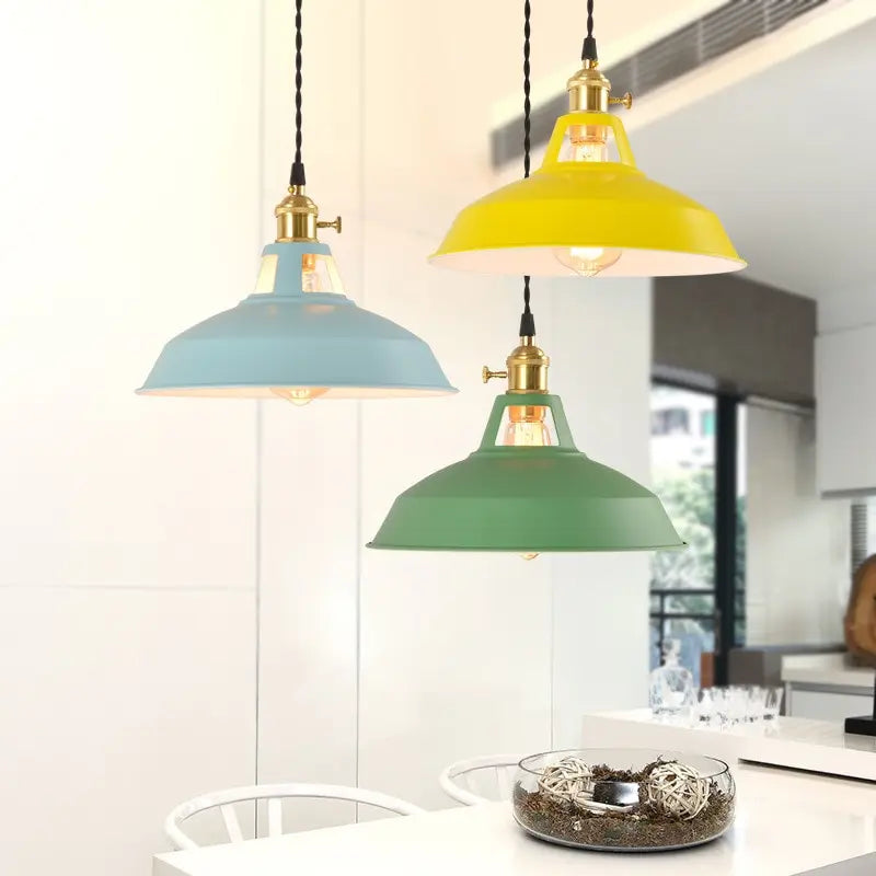 Vivira | Lámpara colgante de estilo retro en colores pastel