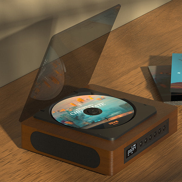 Reproductor de CD Retro con Bluetooth y Radio FM