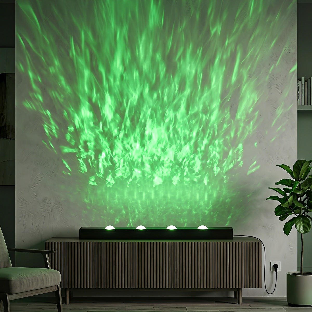 RippleGlow | Luz Ambiental LED de Pared Colorida y Dinámica