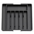 Organizador Expandible para Utensilios de Cocina con Ancho Ajustable – Compartimentos Dedicados para Cuchillos, Tenedores y Cucharas