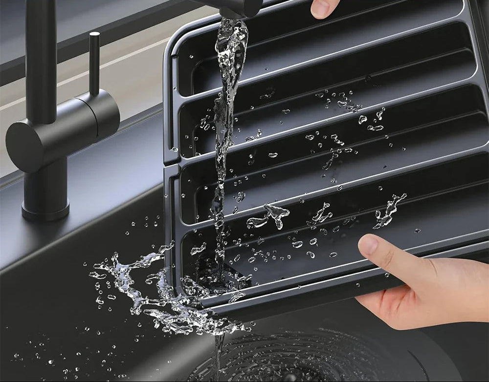 Organizador Expandible para Utensilios de Cocina con Ancho Ajustable – Compartimentos Dedicados para Cuchillos, Tenedores y Cucharas