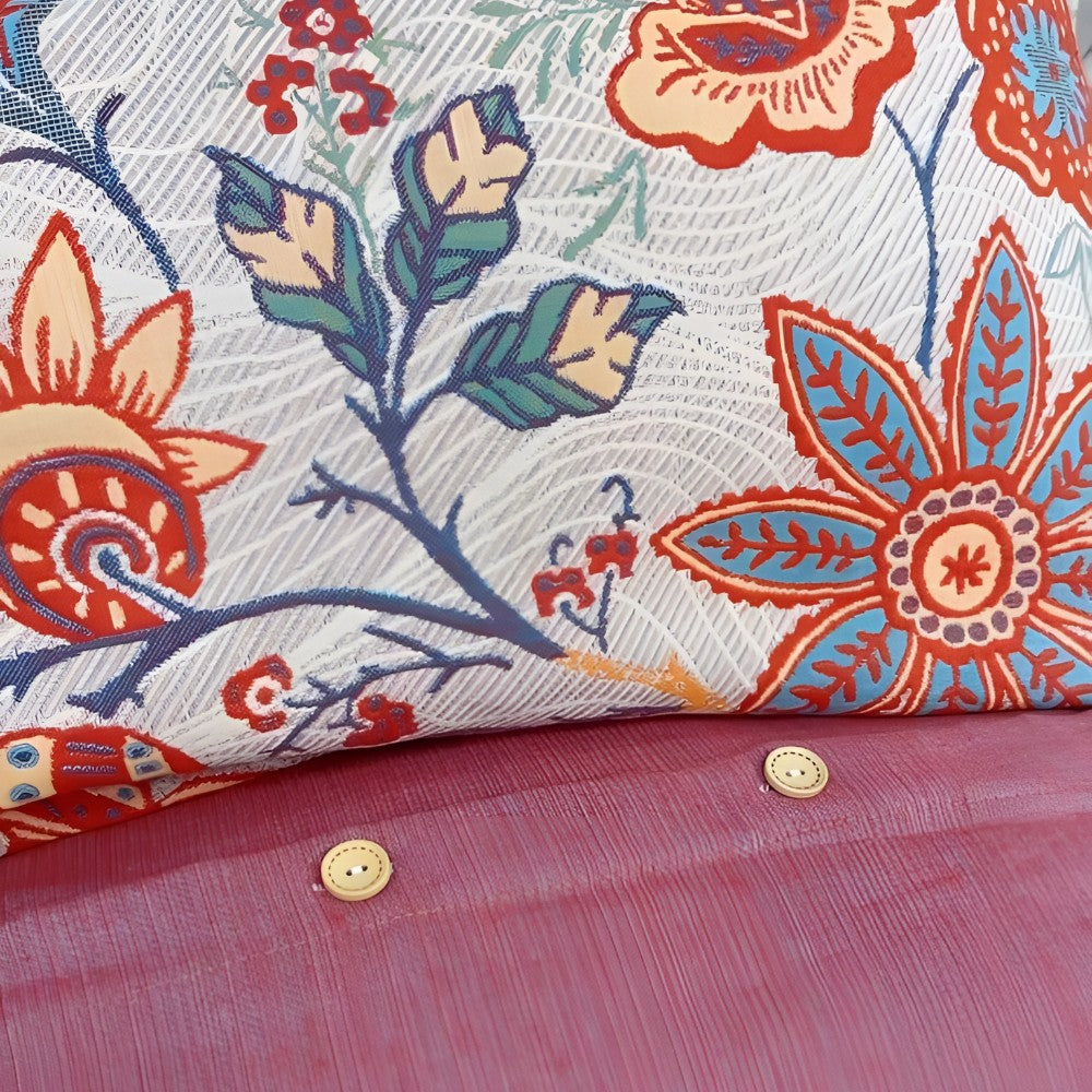 Funda de Almohada Boho Floral Rústica | Set de 2 piezas