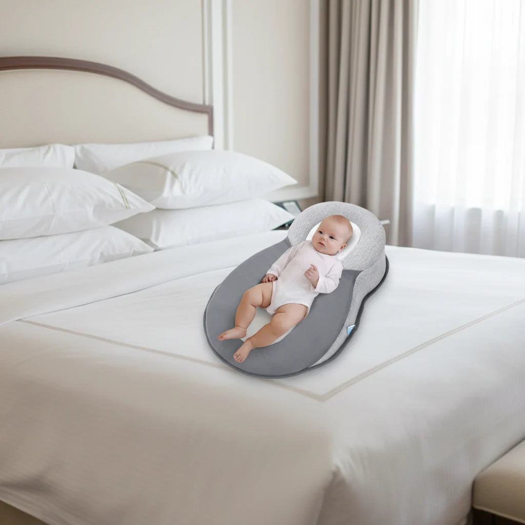 NESTLENAP Almohada para Bebés – Almohada Ergonómica para un Sueño Seguro de los Bebés