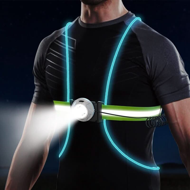 REFLECTGLOW – Gilet de sécurité LED ajustable pour une visibilité maximale