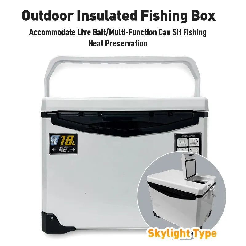 Lisslune | Caja de Enfriamiento para Pesca con Ventilaciones y Almacenamiento Frío Duradero – Auren