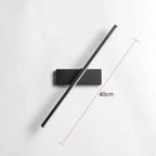 AuroLite Lámpara de pared LED ajustable | Ángulo de giro de 330° | Diseño moderno para dormitorio y sala de estar | Aluminio