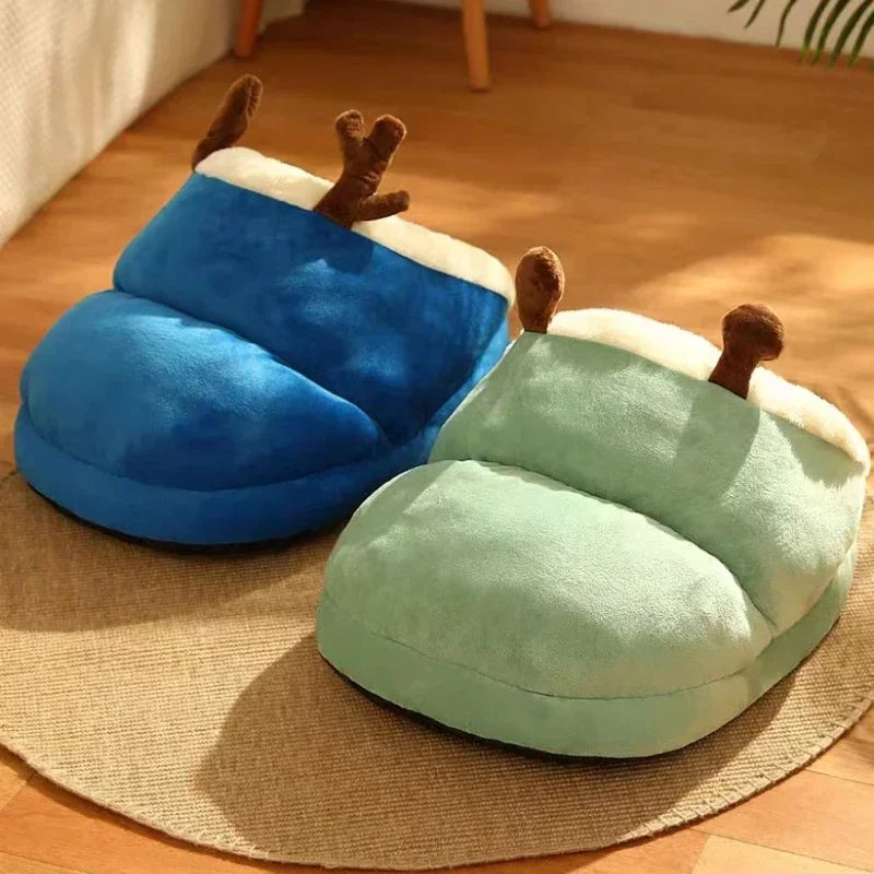 SlipperNest | Cama para Perros Plegable de Lujo para Comodidad Invernal
