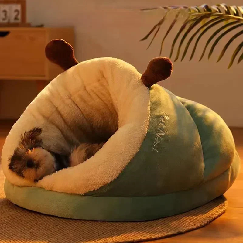 SlipperNest | Cama para Perros Plegable de Lujo para Comodidad Invernal