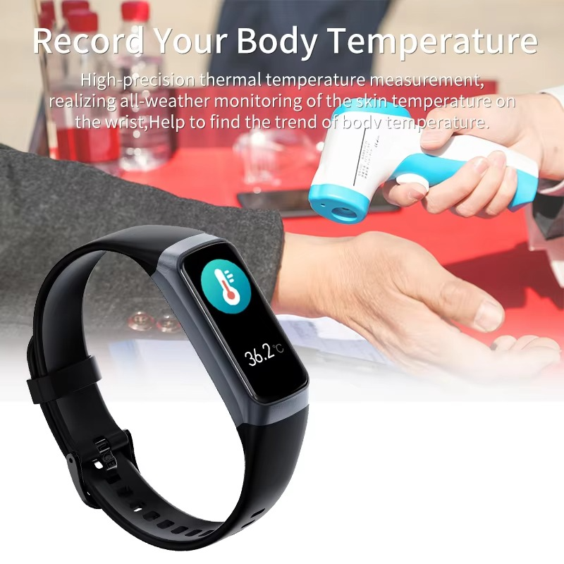 Reloj Inteligente de Fitness para Hombres y Mujeres con Diseño Impermeable y Seguimiento de Salud