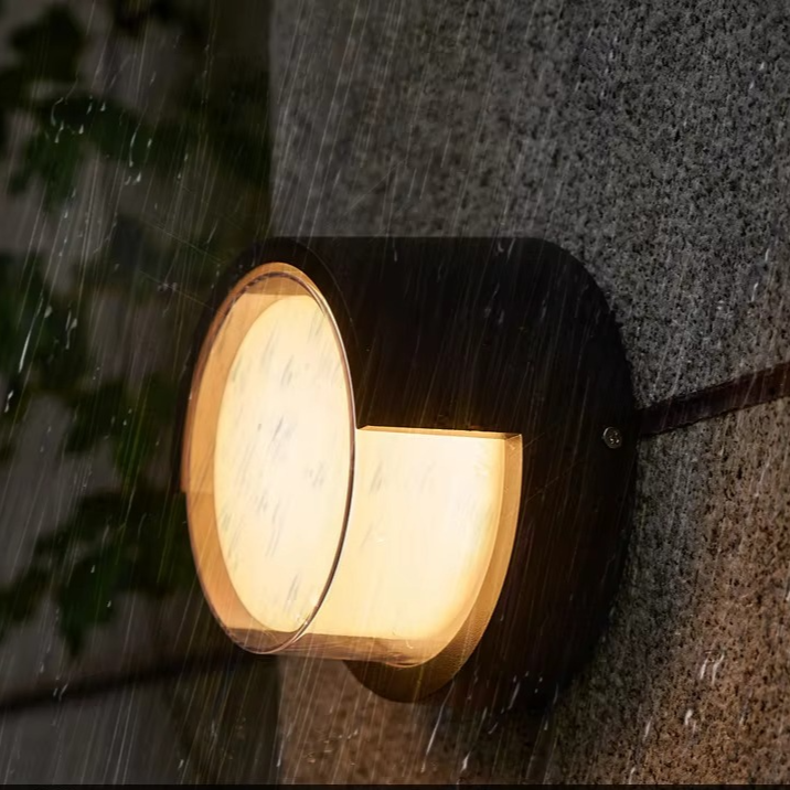 Lunaris | Lámpara de pared LED exterior moderna